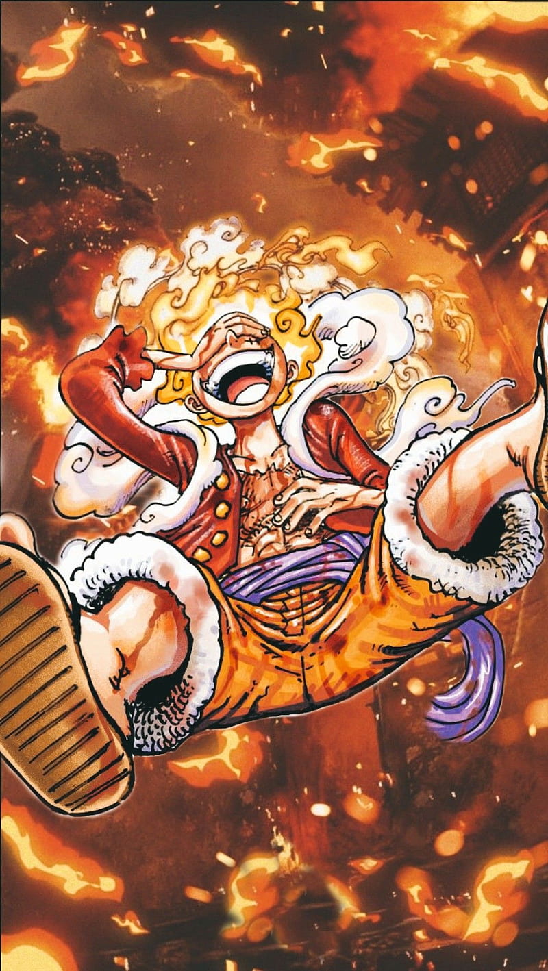 Luffy Gear 5 Sun God Nika Background in 2022. One piece iphone, Manga anime one piece, One piece drawing, HD phone wallpaper