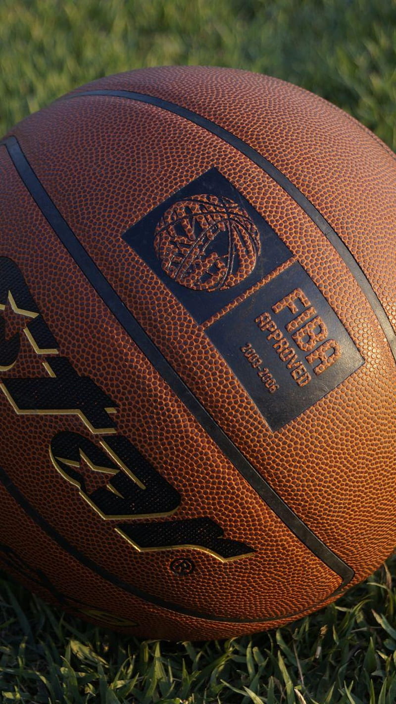 basquete, ball, basket, bola, laranja, HD phone wallpaper