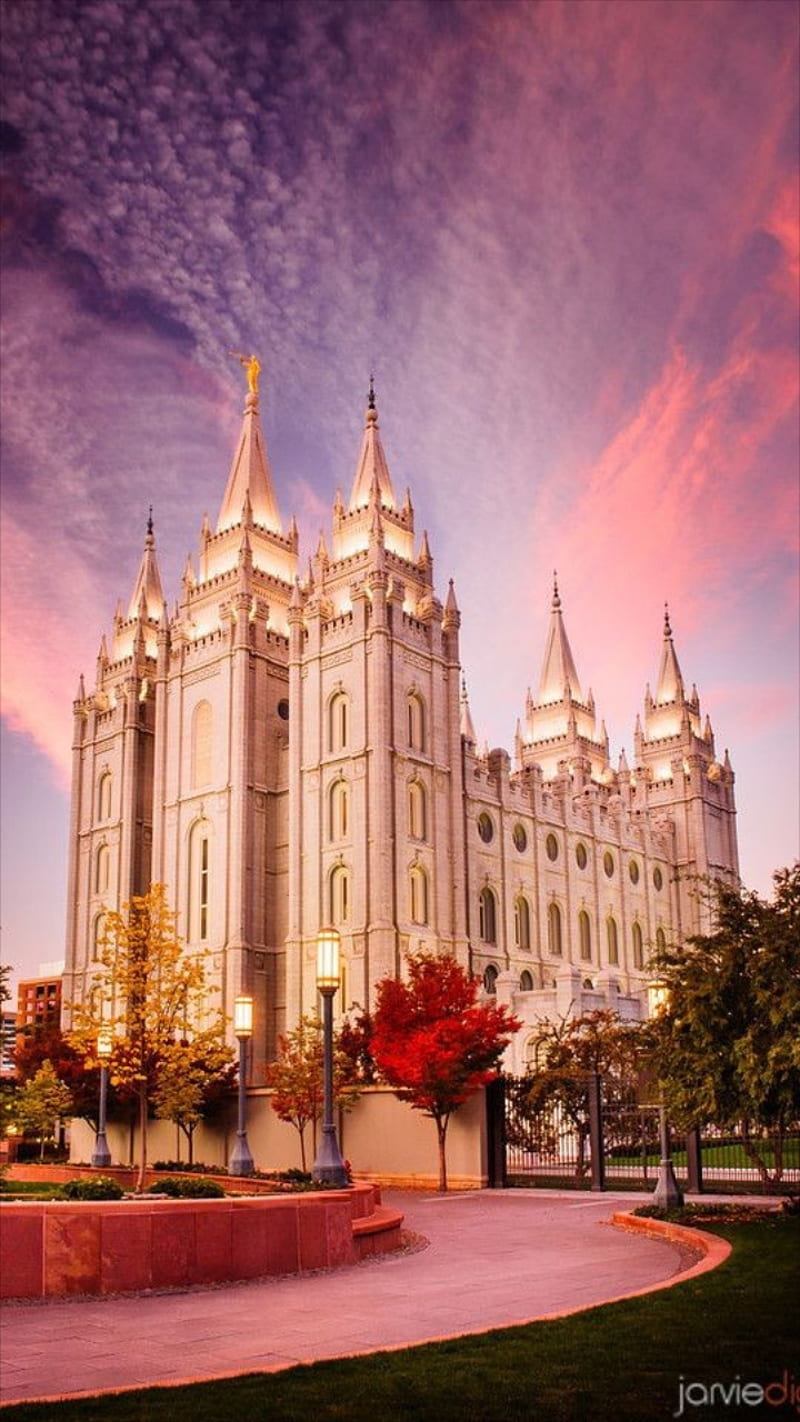 Templo de Salt Lake, fe, ilumina al mundo, la iglesia de jesucristo, la iglesia verdadera, lds, sud, templo de utha, templo mormon, templo sud, HD phone wallpaper