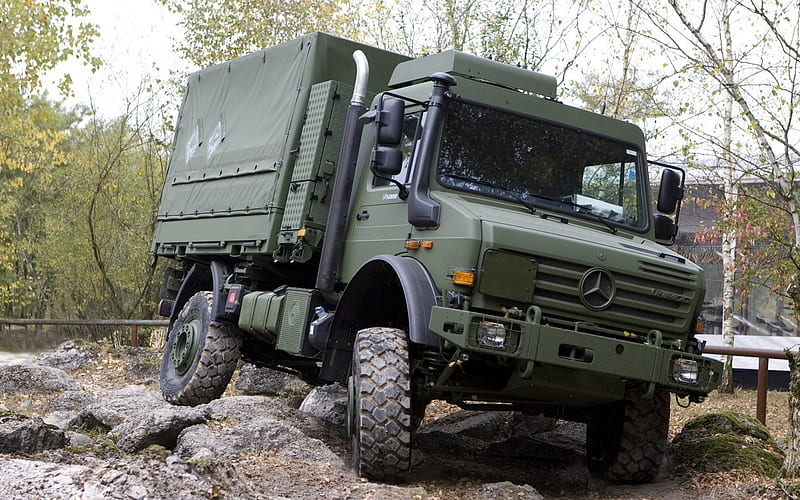 Mercedes u5000, SUV, German army, military Mercedes, military truck, HD wallpaper