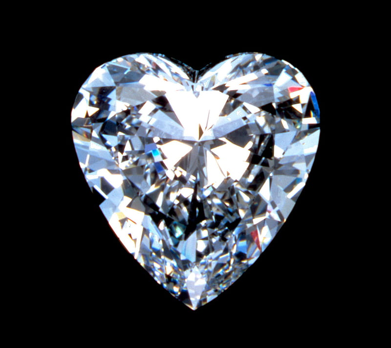 Pink Diamond - -, Blue Diamond Heart HD phone wallpaper | Pxfuel