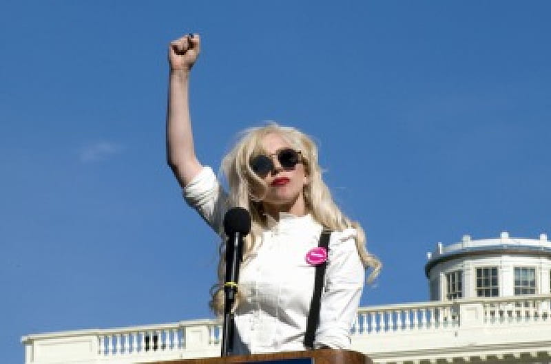 Gaga for President, gaga, american, lady, singer, HD wallpaper