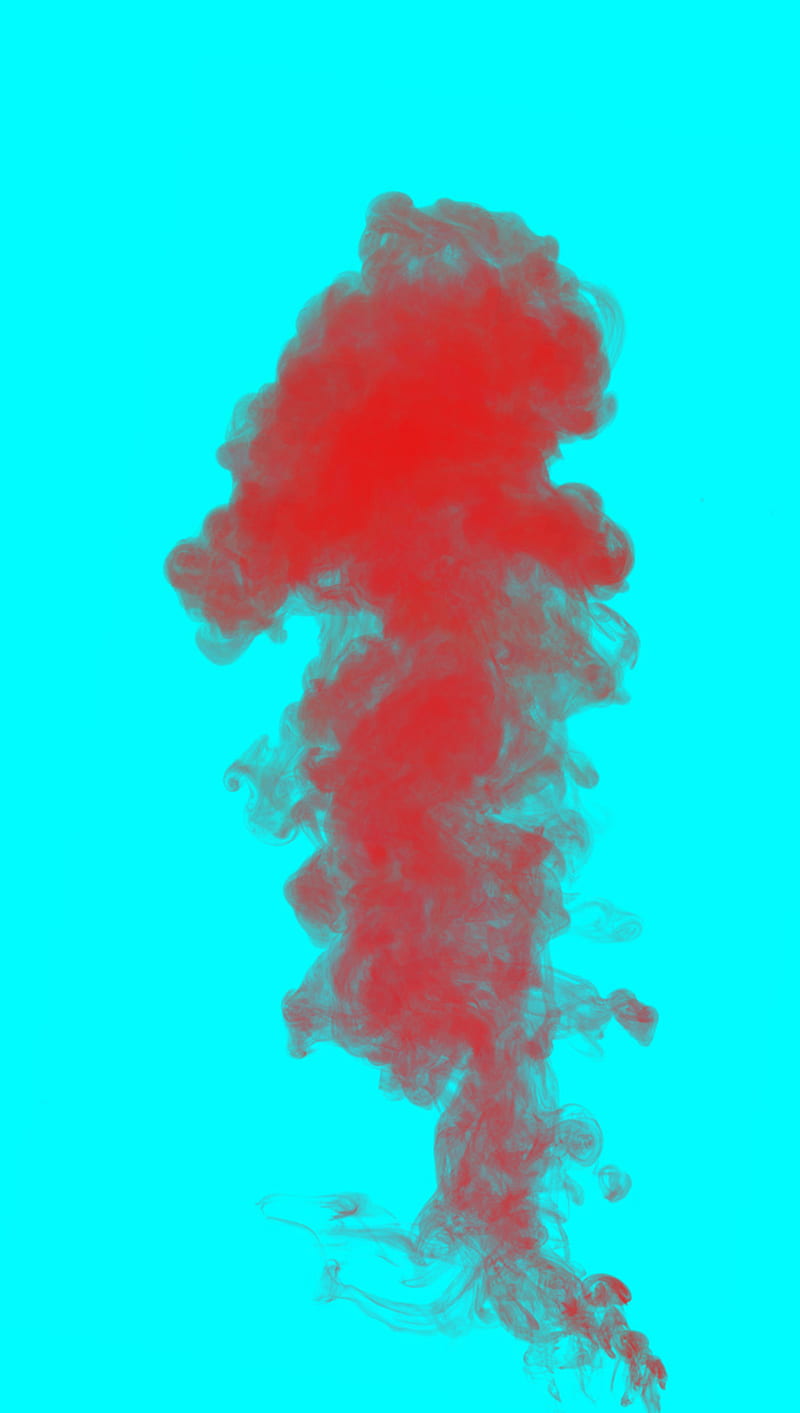 Red Smoke, color, texture, HD phone wallpaper