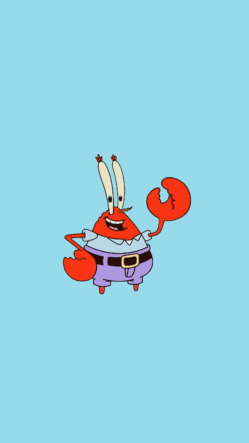 Msr Crab, love, spongebob, HD phone wallpaper