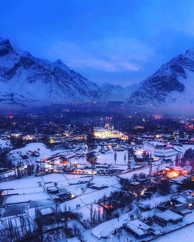 Snow, gilgit baltistan, pakistan skardu, HD phone wallpaper