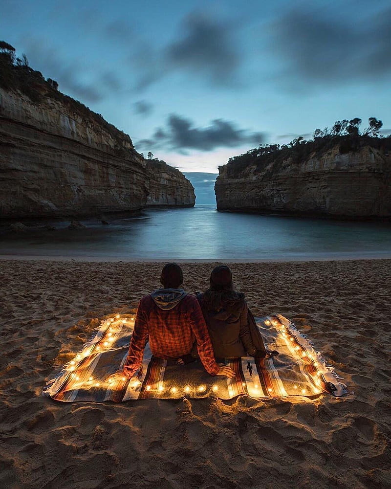 Love ViBes, beach vibes, candles, couple goals, fahadnoor090, nature graphy, peaceful life, sea shore, sunset, HD phone wallpaper