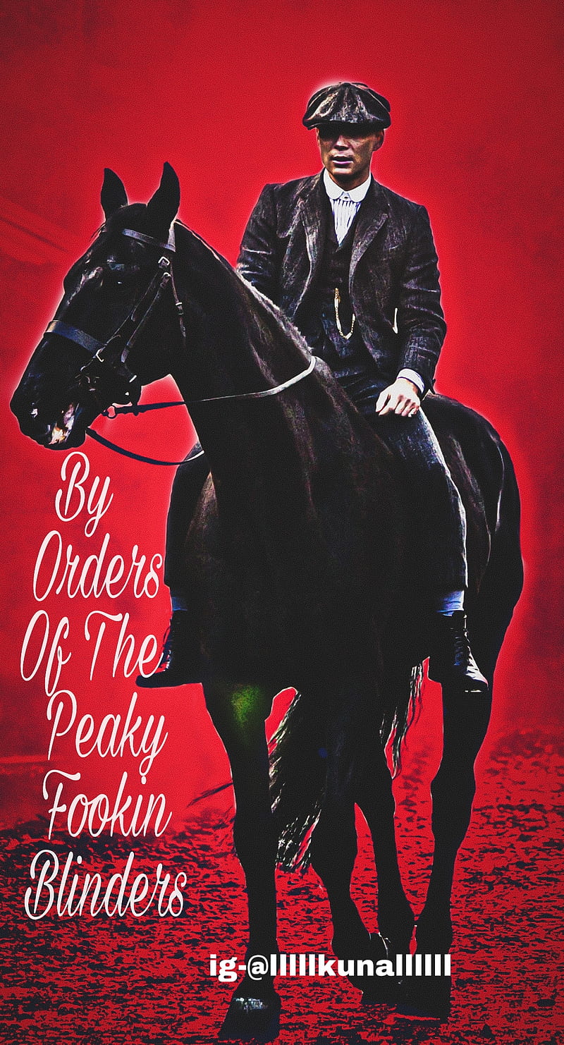 Peaky Blinders, dark thame, full , gangster, riding horse, tommy shelby, HD phone wallpaper