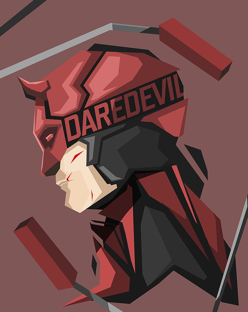Daredevil, Bosslogic, artwork, HD phone wallpaper