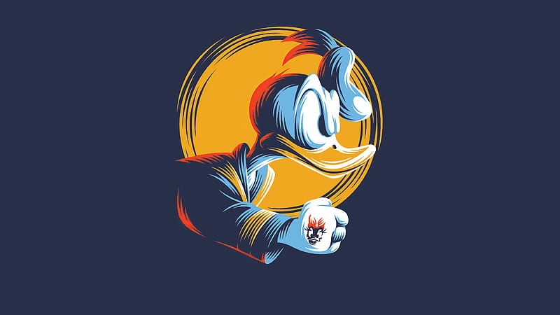Donald duck, funny, HD wallpaper | Peakpx