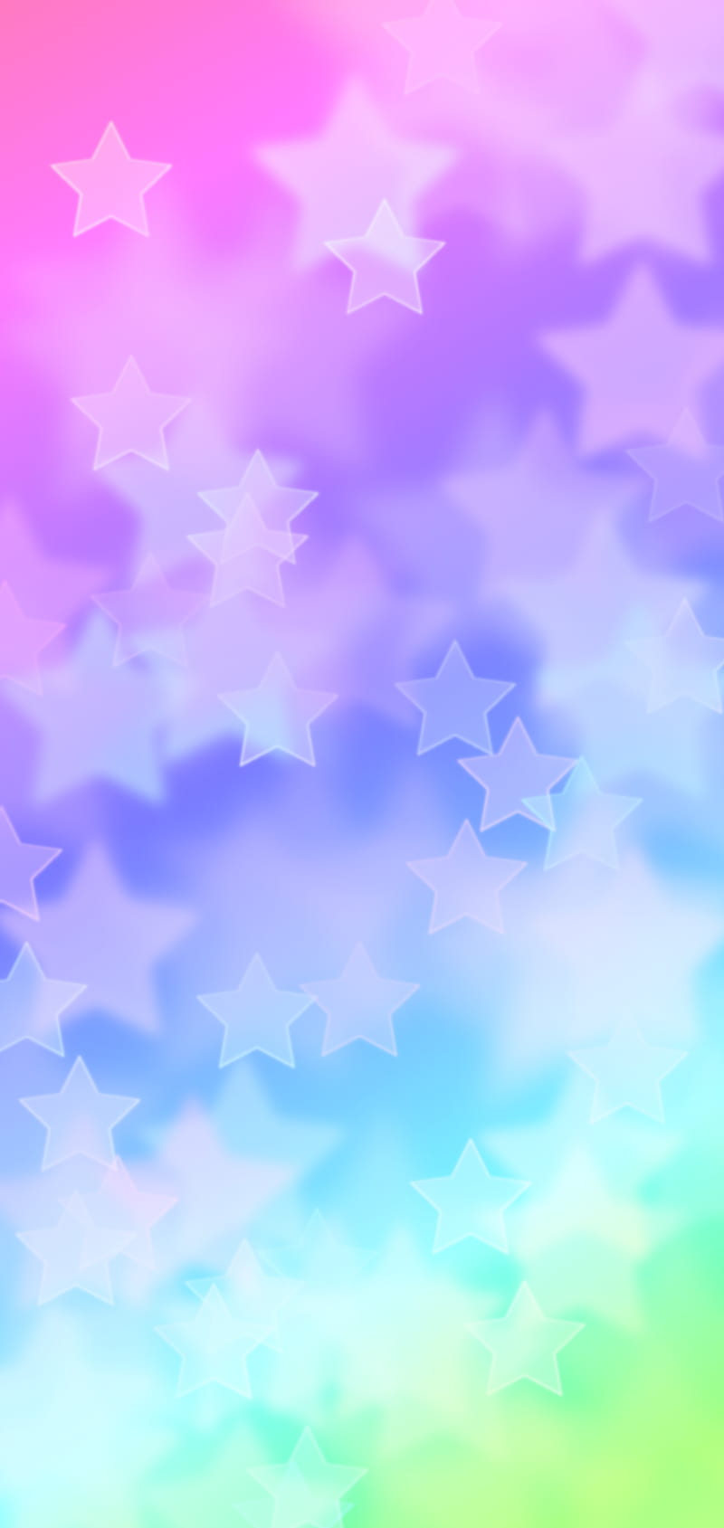 Little stars rainbow, arcobaleno, background, cute, sfondi, stelle, stelline, HD phone wallpaper