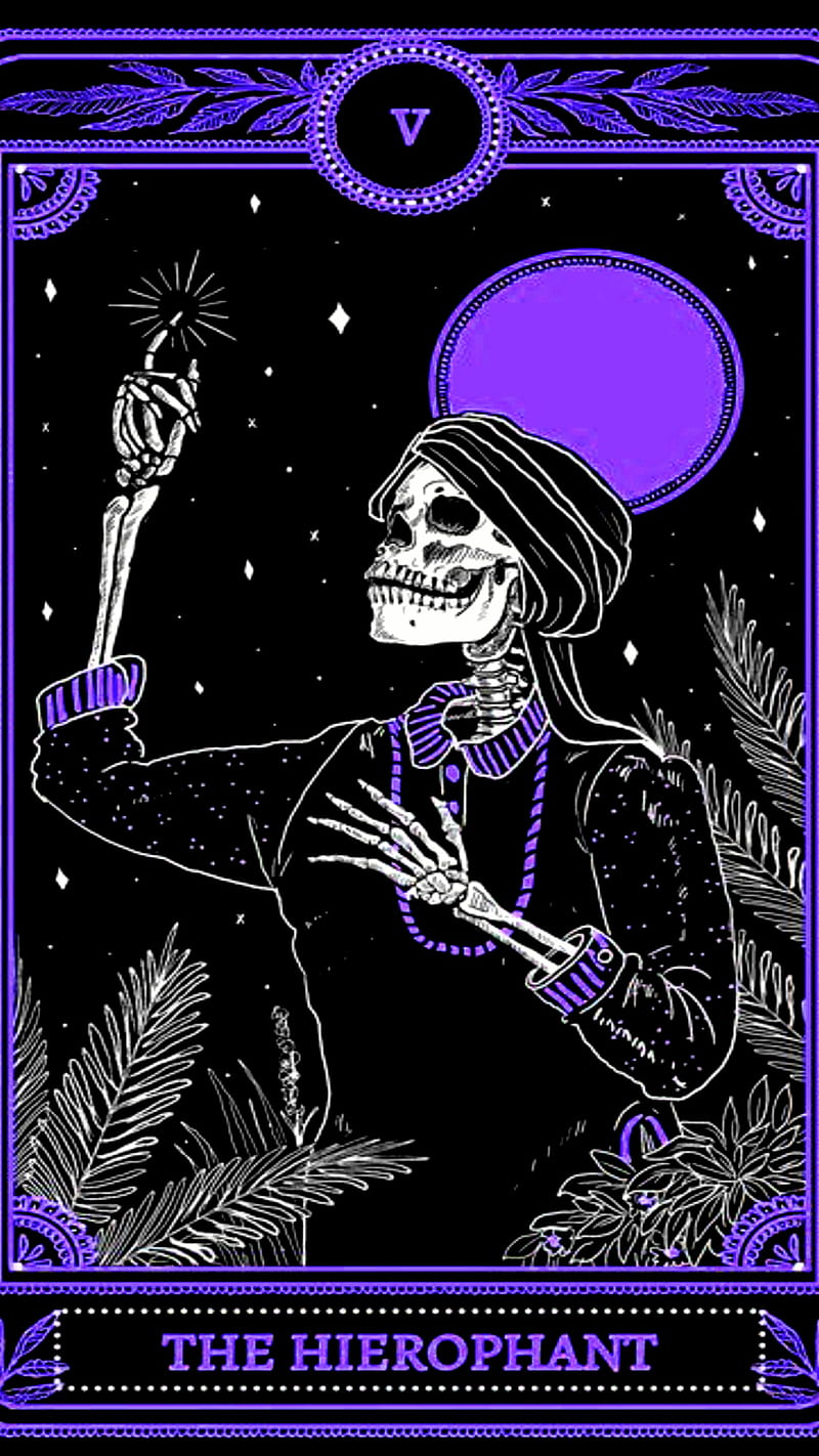 Tarot 1905, Avant-Garde, Cards, Demon, Fantasy, Fortune, Occult, Other, Skeleton, Skull, HD phone wallpaper