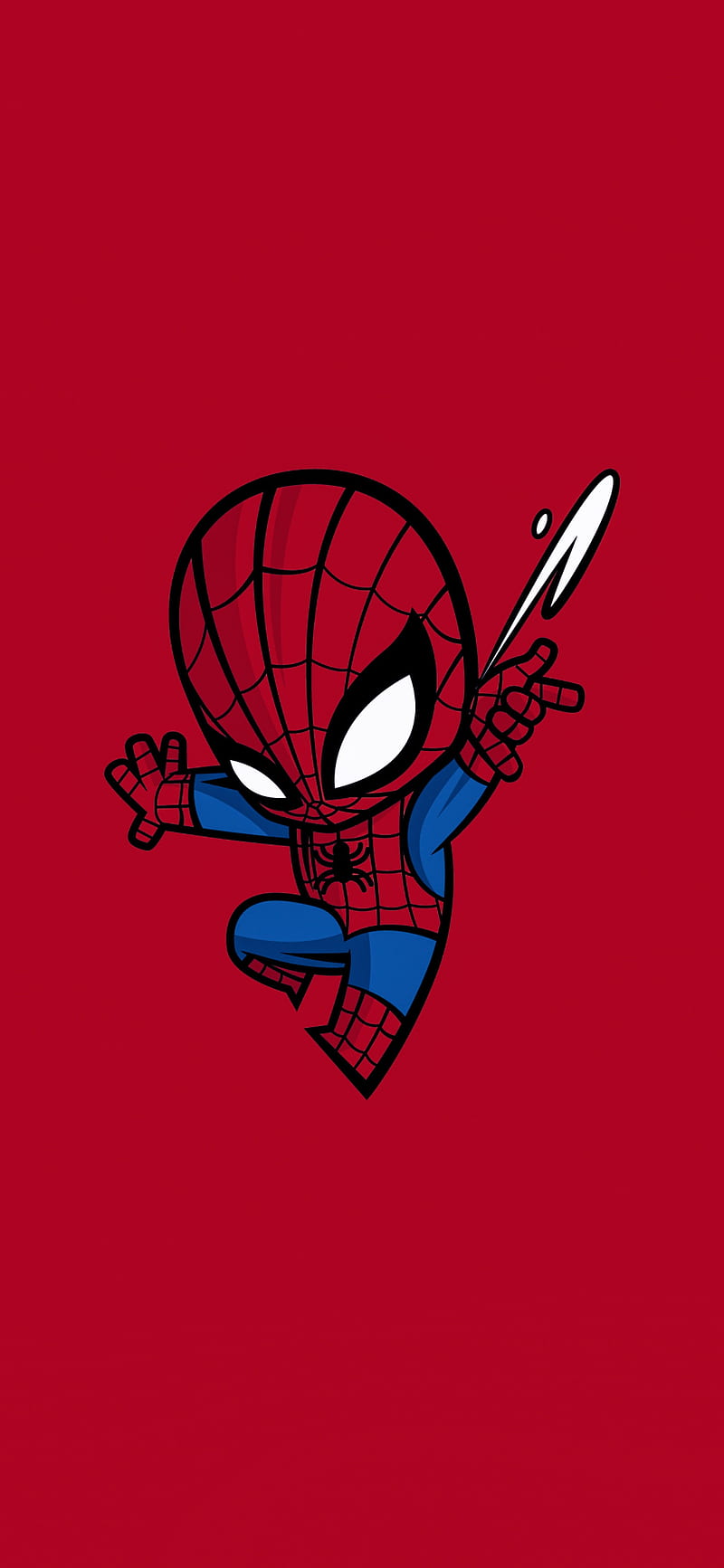 Spiderman Cartoon red, HD phone wallpaper | Peakpx