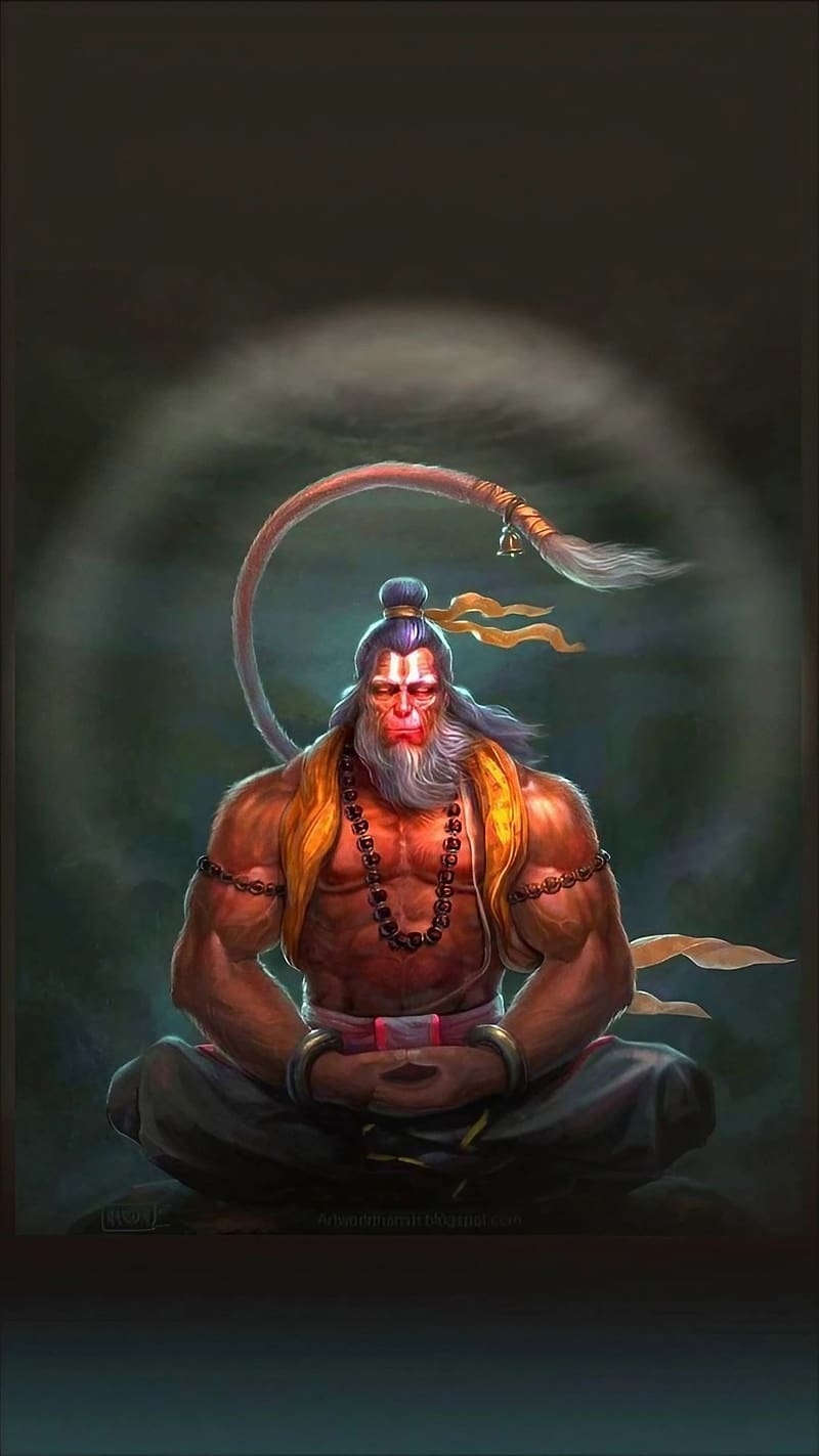 All God, Lord Hanuman Meditation, god, bajrangbali, hanuman ji, HD ...