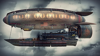 Anime style airship 2 by MeanPete on DeviantArt