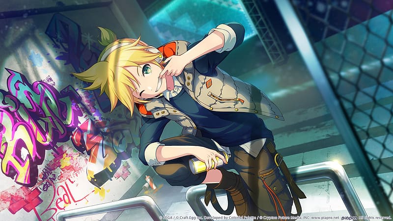 Video Game, Len Kagamine, Project Sekai: Colorful Stage! Feat Hatsune Miku, HD wallpaper