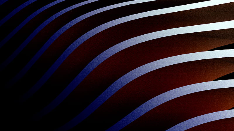 Brown Blue Waves Abstract, HD wallpaper
