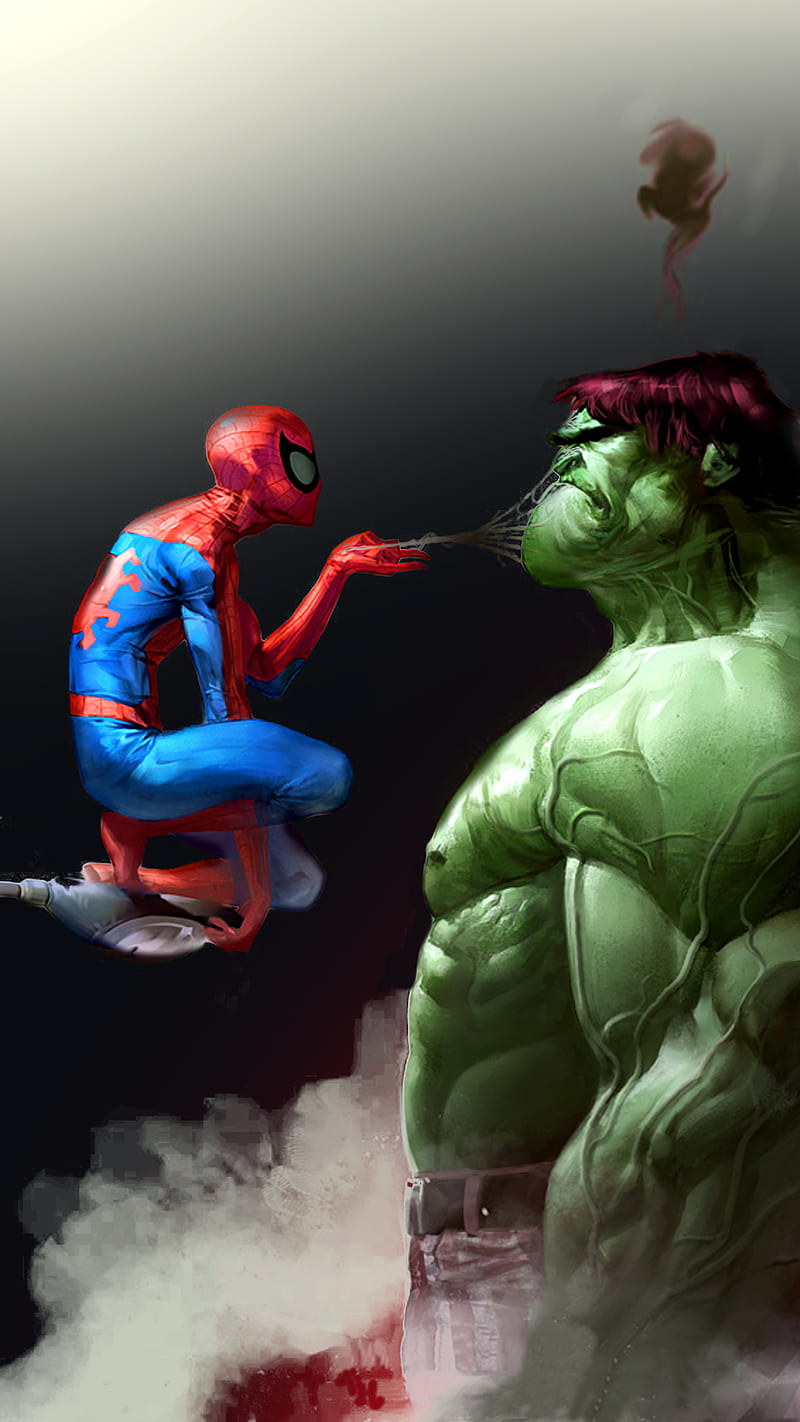 Spider hulk, man, marvel, HD phone wallpaper | Peakpx