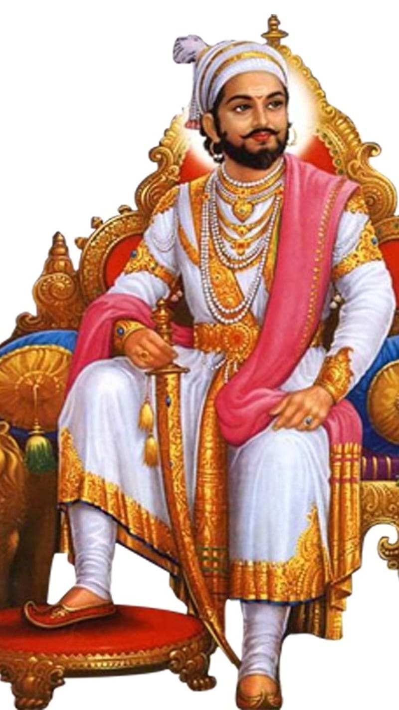Shivaji Maharaj Jayanti Chhatrapati King Indian Painting For  Home.Office.Drawing Room.Living Room.Gift Art-Poster (12x12 Inch) Size