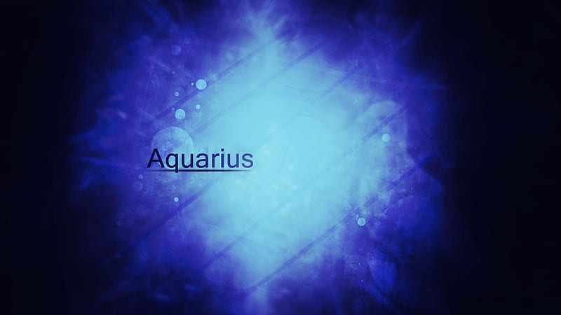 Aquarius Word In Blue Background Aquarius, HD wallpaper | Peakpx