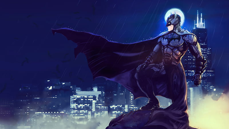 2020 Batman Knight , batman, superheroes, artwork, artist, artstation, HD wallpaper