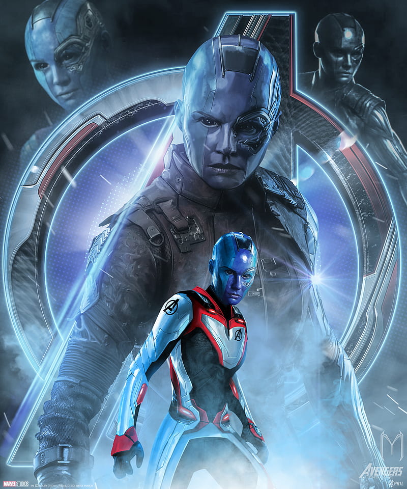 Avengers Endgame Nebula Poster Art, HD phone wallpaper