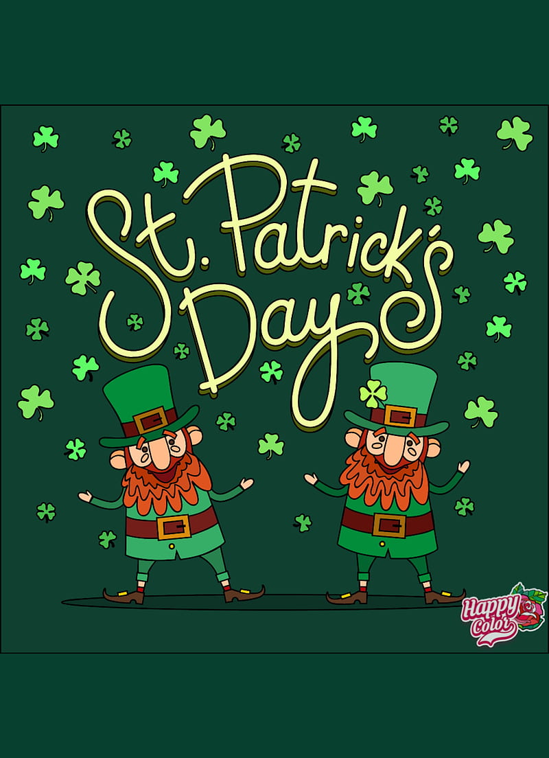 St-Patricks day, green, leprechaun, st-patty, HD phone wallpaper