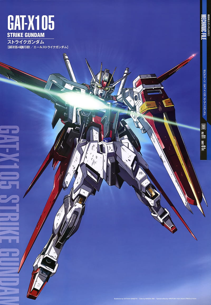 shigeta satoshi gundam gundam seed aile strike gundam gun mecha. yande.re, Perfect Strike Gundam, HD phone wallpaper