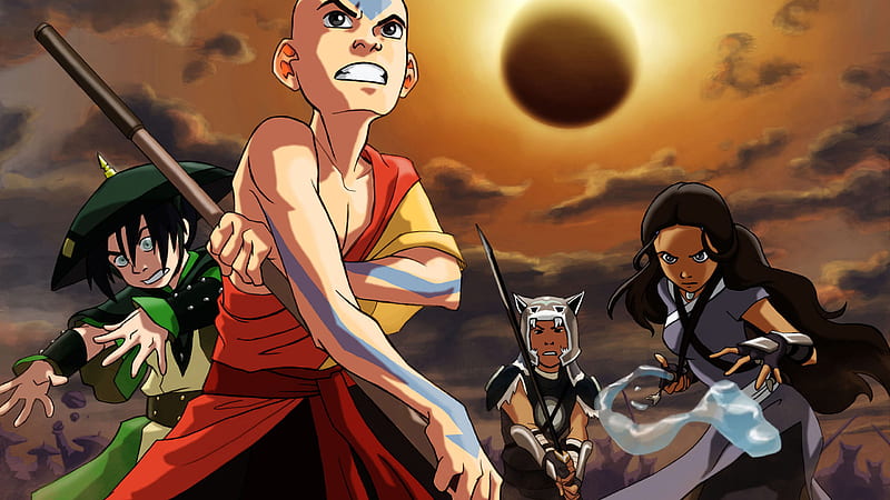 Avatar The Last Airbender Katara, Aang And Toph Beifong Anime, HD wallpaper