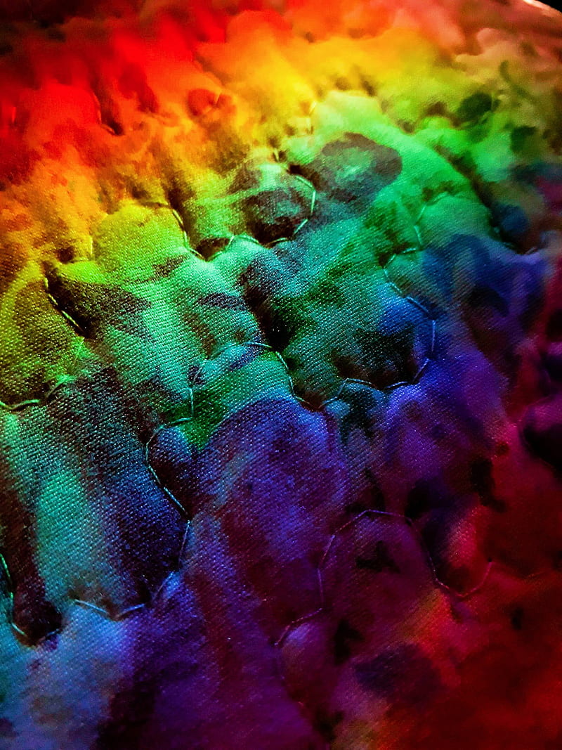 Rainbow Colored Textile, HD phone wallpaper