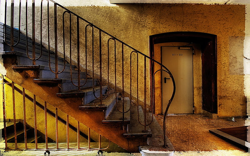 Stair Abandoned Post Office - Impression Abandoned Houses, HD wallpaper