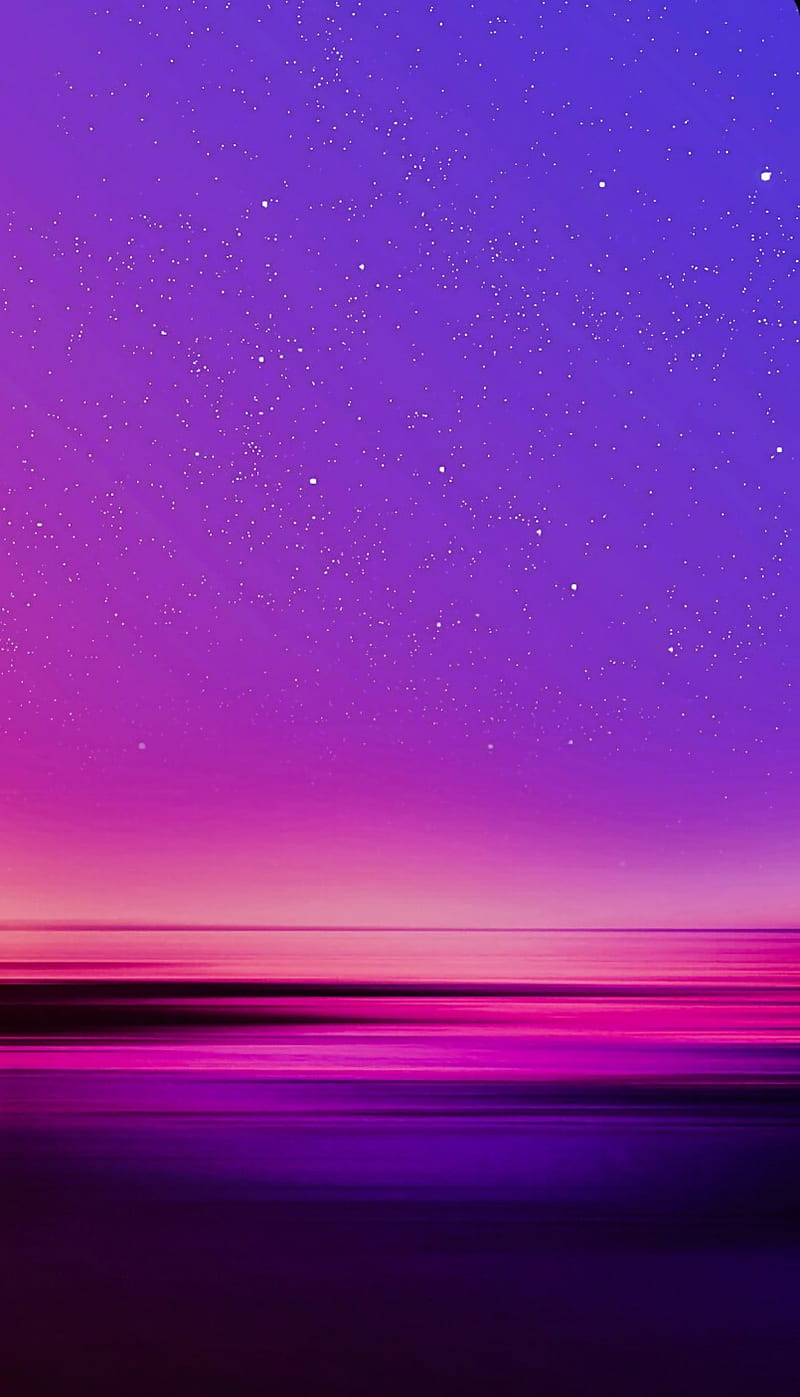 Purple sky, galaxy, pink, HD phone wallpaper