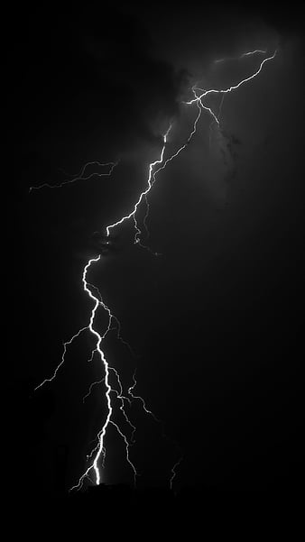 Dark Black Thunder Lightning Wallpaper Download | MobCup