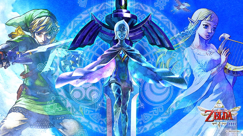 Zelda, The Legend Of Zelda: Skyward Sword, Link , Fi (The Legend Of Zelda) , Zelda , Master Sword, HD wallpaper