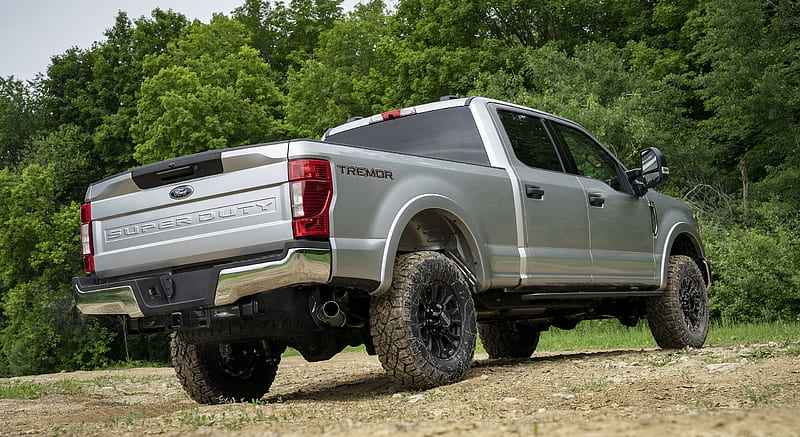 2020 Ford F-Series Super Duty with Tremor Off-Road Package - Rear Three-Quarter , car, HD wallpaper