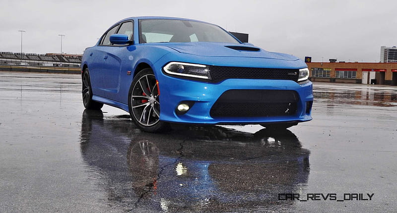 Dodge Charger RT Scat Pack in B5 Blue 13, HD wallpaper