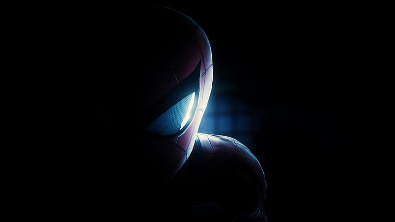 Spiderman Half Mask Face Closeup, spiderman-ps4, spiderman, superheroes, games, 2018-games, ps-games, HD wallpaper