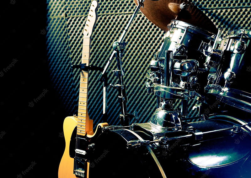 Drummers . Vectors, Stock & PSD, Drums and Guitar, HD wallpaper