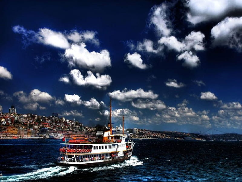Istanbul is love, bosphorus, turkey, bridge, istanbul, HD wallpaper | Peakpx
