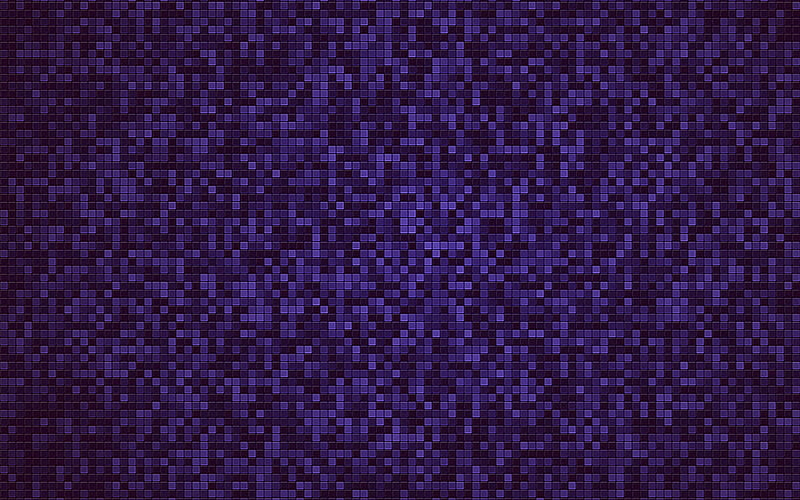 grid, purple, mosaic, pattern, background, HD wallpaper