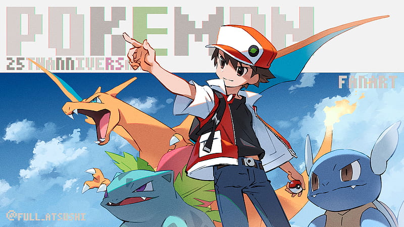Red (Pokémon FireRed and LeafGreen) - Pokémon Red & Green - Zerochan Anime  Image Board