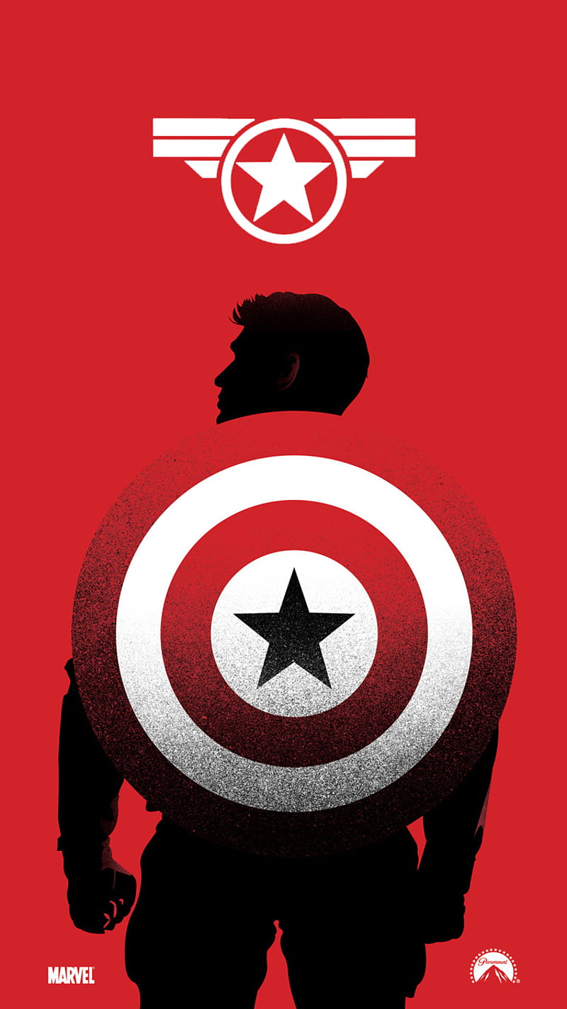 Captain America, avengers, desenho, draw, marvel, HD phone wallpaper