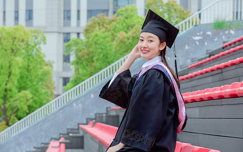 College Graduation Season Beauty 2022 Girl, HD wallpaper