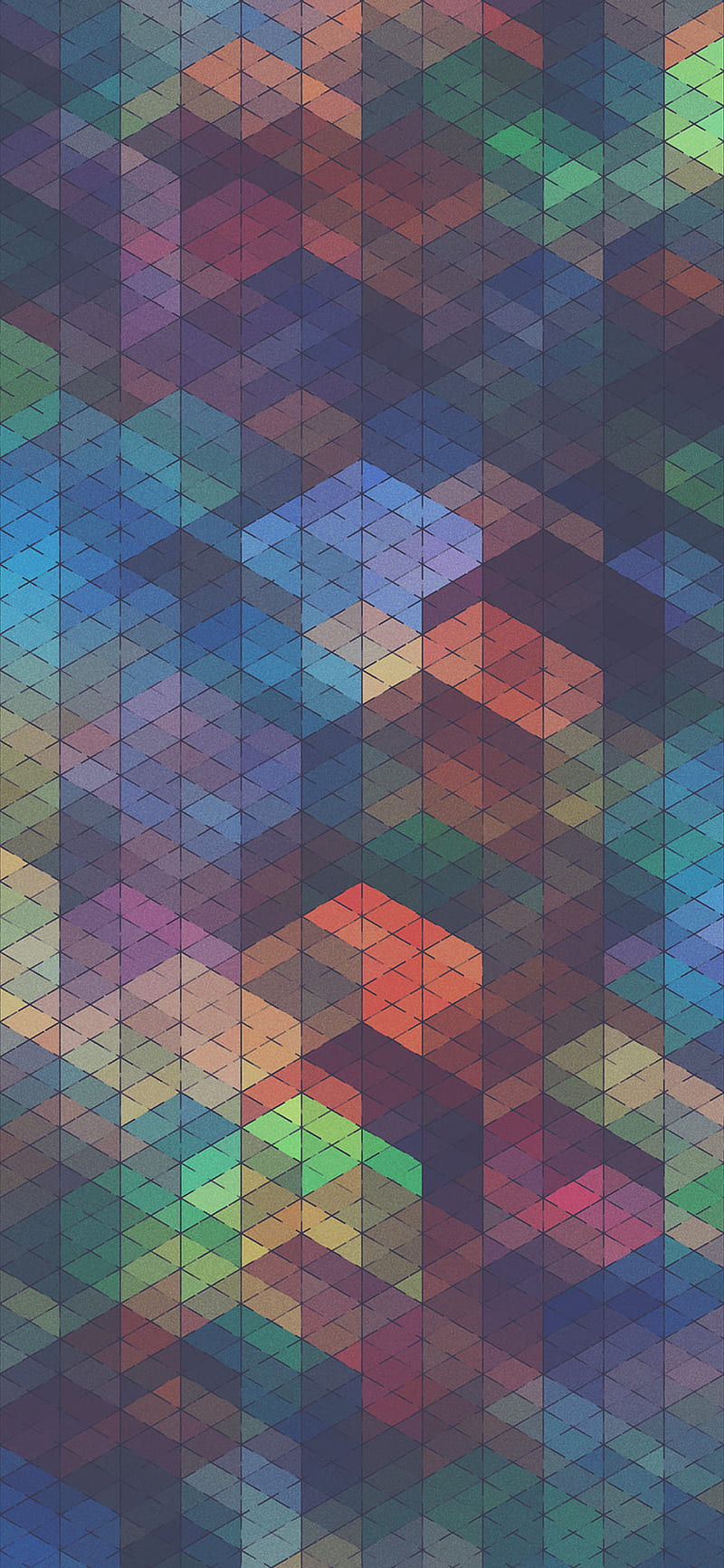 Beauty, 929, colors, geometric, iphone x, mosaic, parallax, pixel 2 xl, retina, trista hogue, HD phone wallpaper