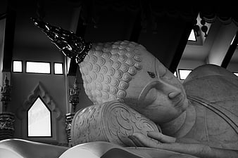 Sleeping Buddha, temple, buddhism, Thailand, statue, HD wallpaper | Peakpx
