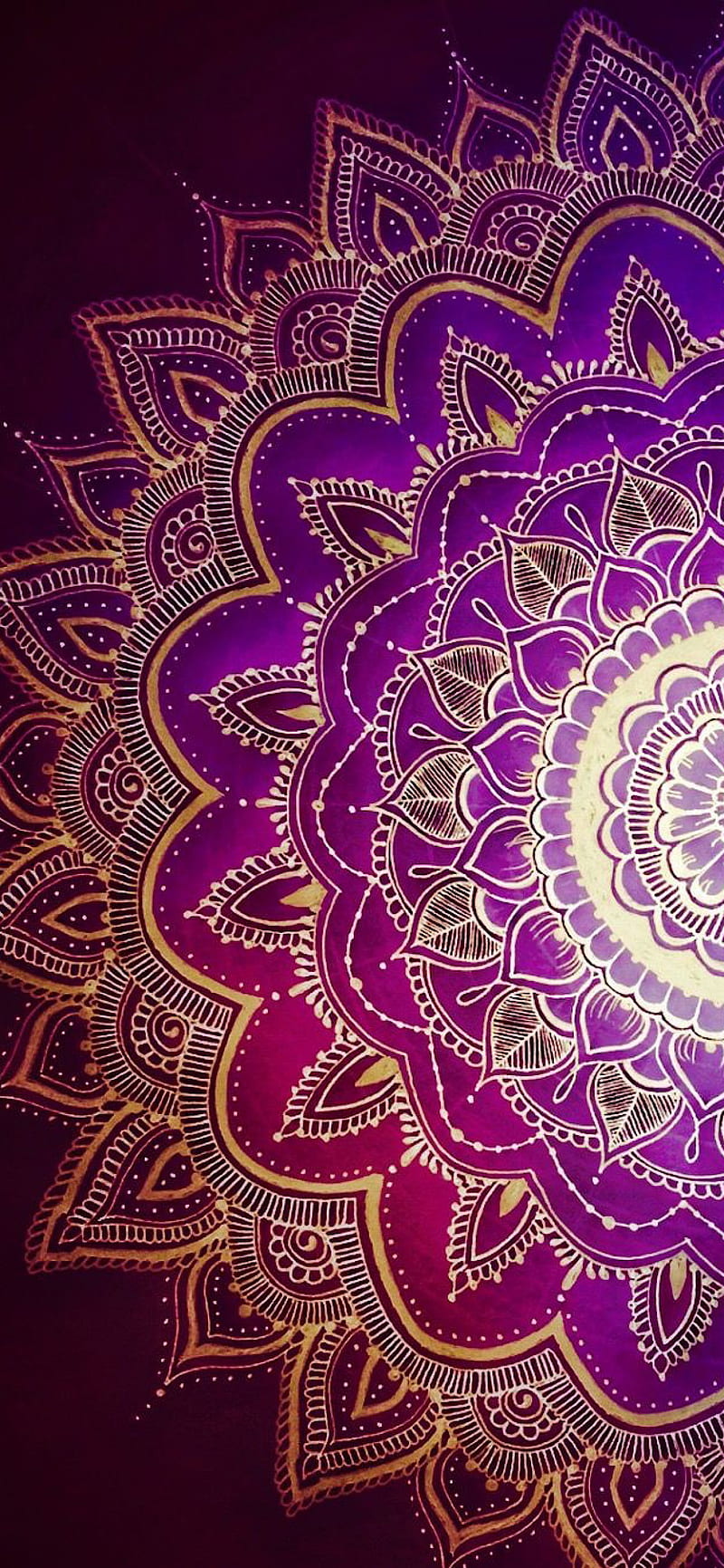 Mandala , boho, colorful, desenho, mandalas, pattern, pretty, purple, HD phone wallpaper