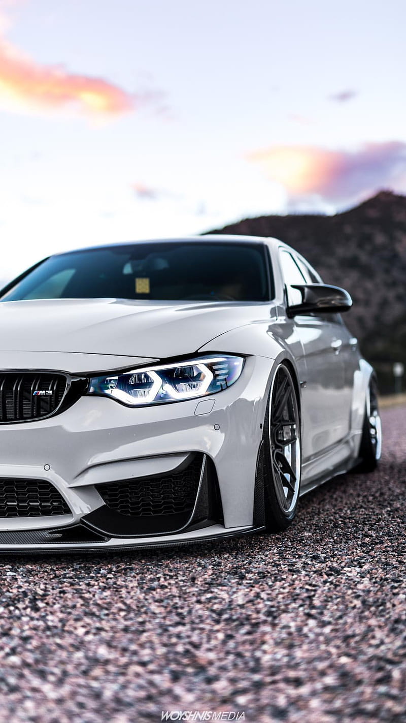 BMW M3, auto, car, f80, low, sedan, tuning, vehicle, HD phone wallpaper