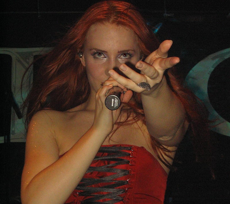 Simone Simons, epica, metal, music, HD wallpaper