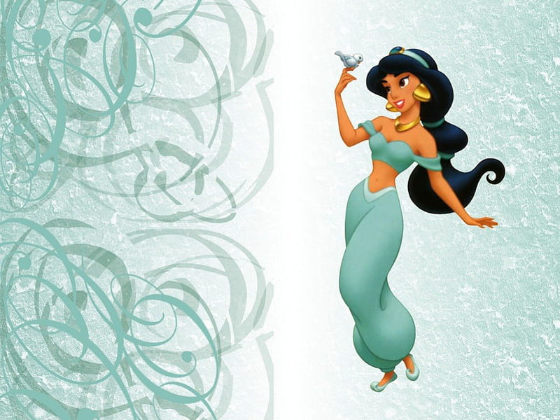 Princess Jasmine Princess Disney Jasmine Blue Hd Wallpaper Peakpx