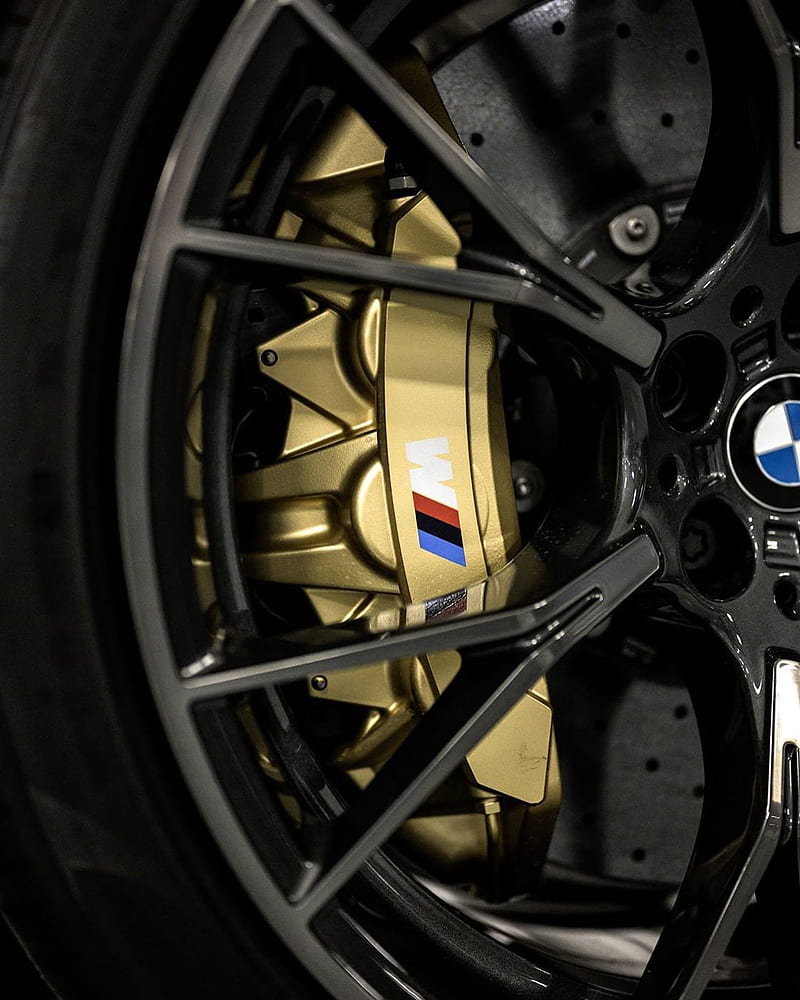 BMW M Wheel, close up, f90, logos, m brakes, m wheel, m5, HD phone wallpaper
