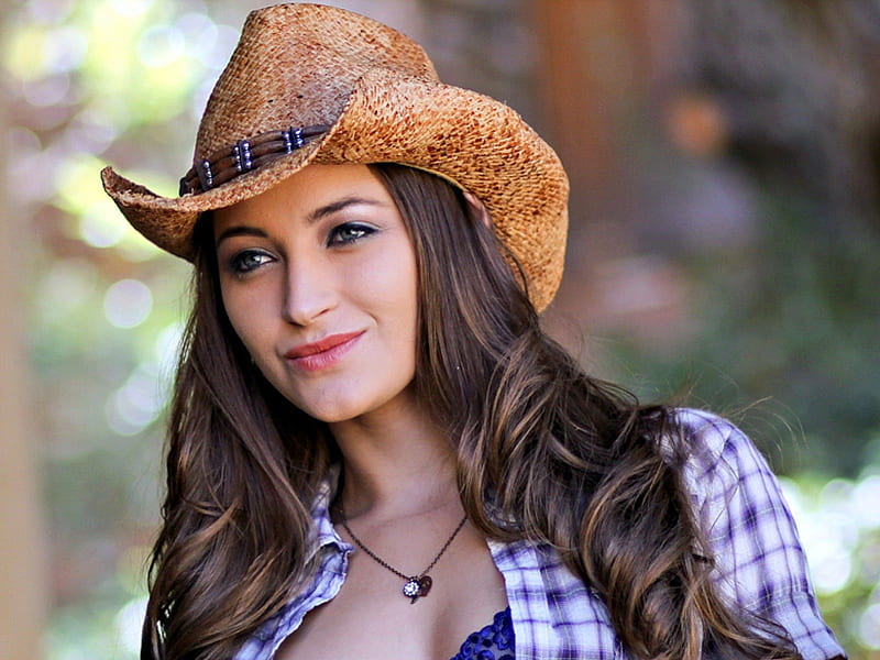 Cowgirl Dani Daniels, Model, Cowboy hat, Cowgirl, Brunette, HD wallpaper |  Peakpx